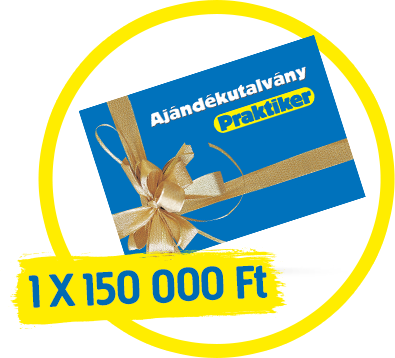 Praktiker ajándékutalvány