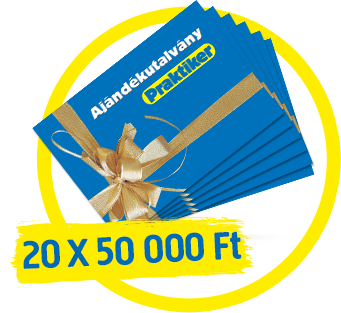 Praktiker ajándékutalvány